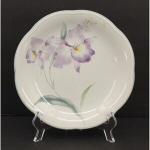MIKASA Rondo Waikiki Plate 8" EJ 910 Bread Salad Vintage Discontinued Iris
